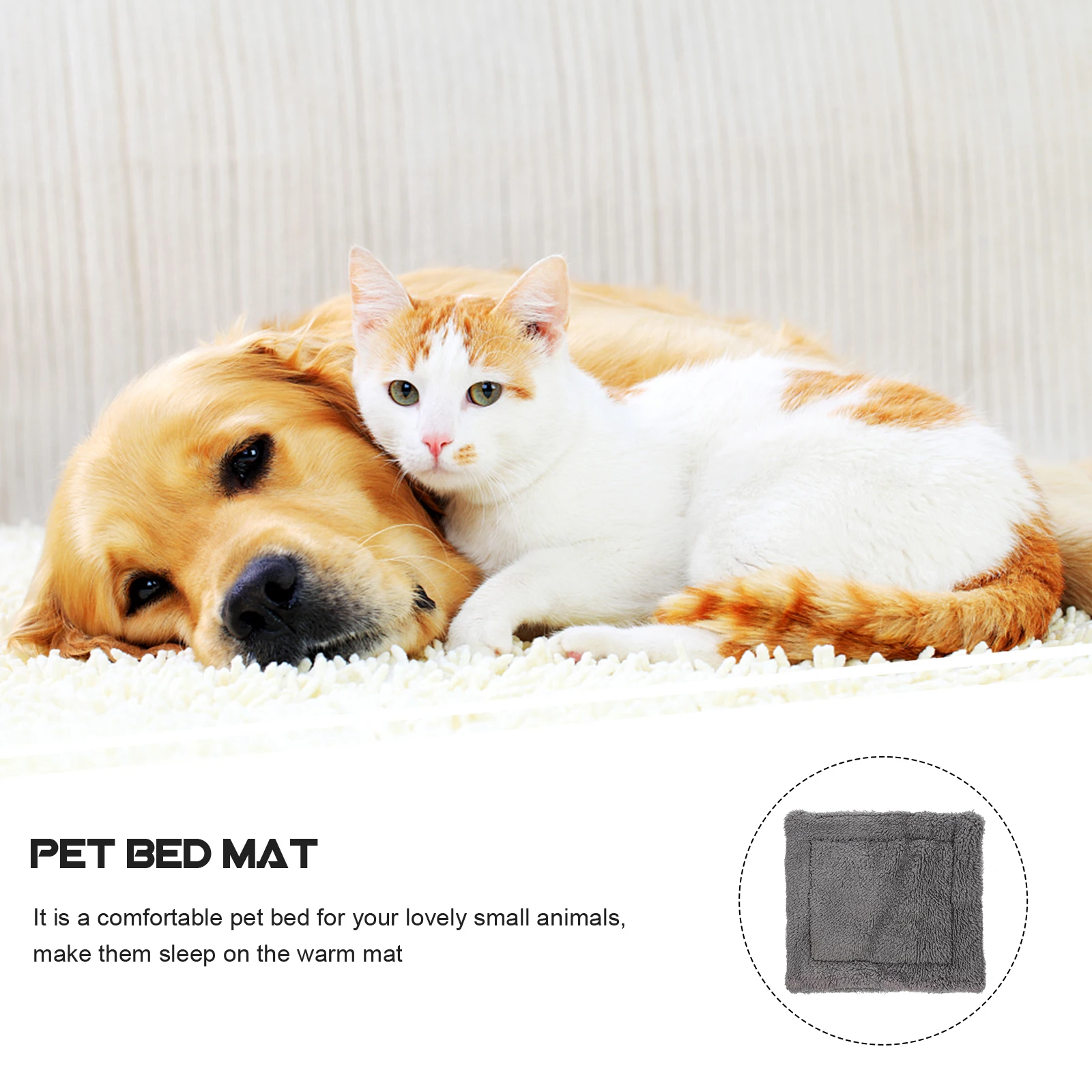 

Warm Pet Sofa For Small Animals Soft Pet Nest Guinea Pig Bed Hamster Mat Rabbit Sleeping Cushion Chinchilla Cage Liner