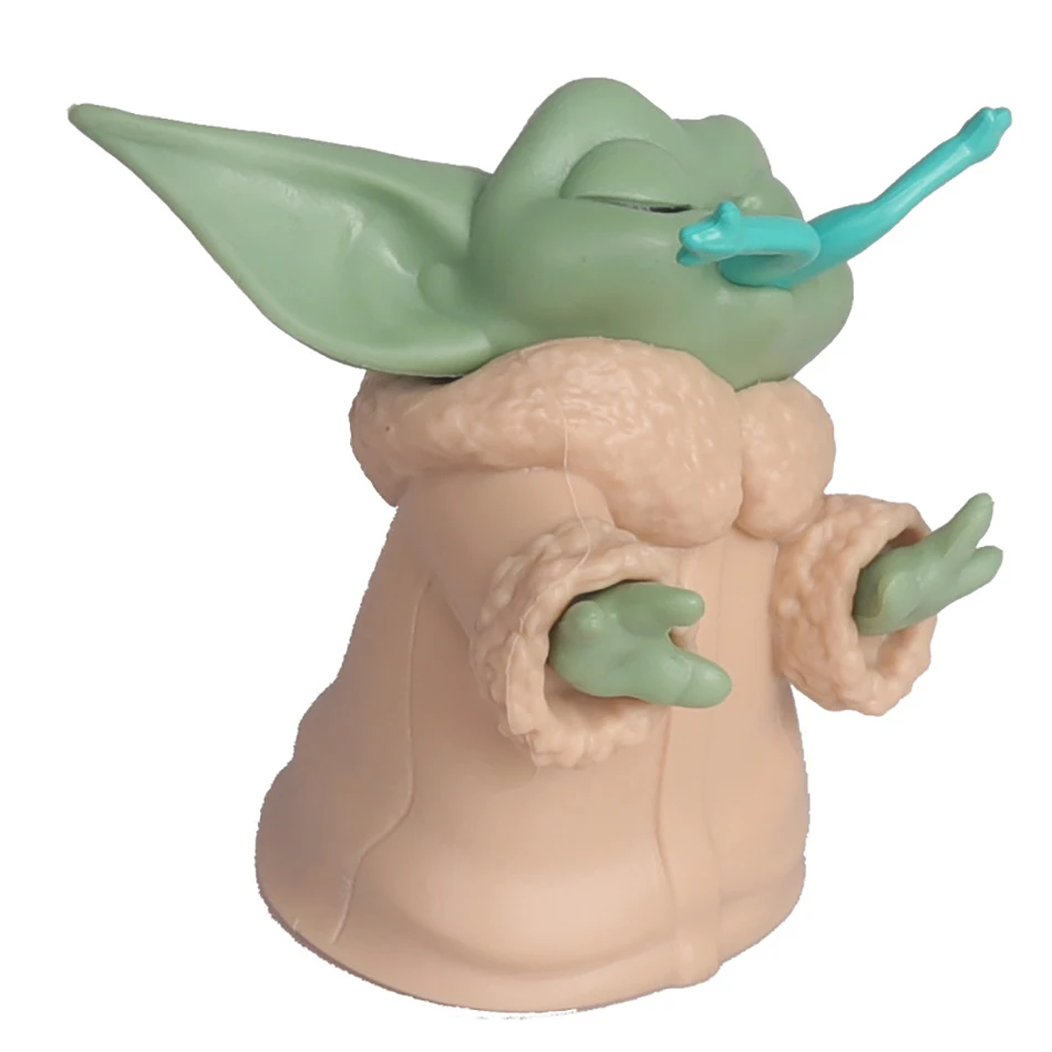 5Pcs/set Baby Yoda Grogu Mandalorian Action Figure Toys 5-8cm Yoda Baby Action Toys Star Wars Figuras Hot Kids Toys Xmas Gifts