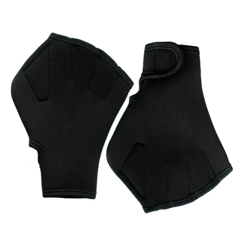 NEUE Frosch Schwimmen Handschuhe Schwimmen Fitness Training Webbed Flippers Paddle mit Verstellbaren Riemen für Männer Frauen Erwachsene – Detail 6