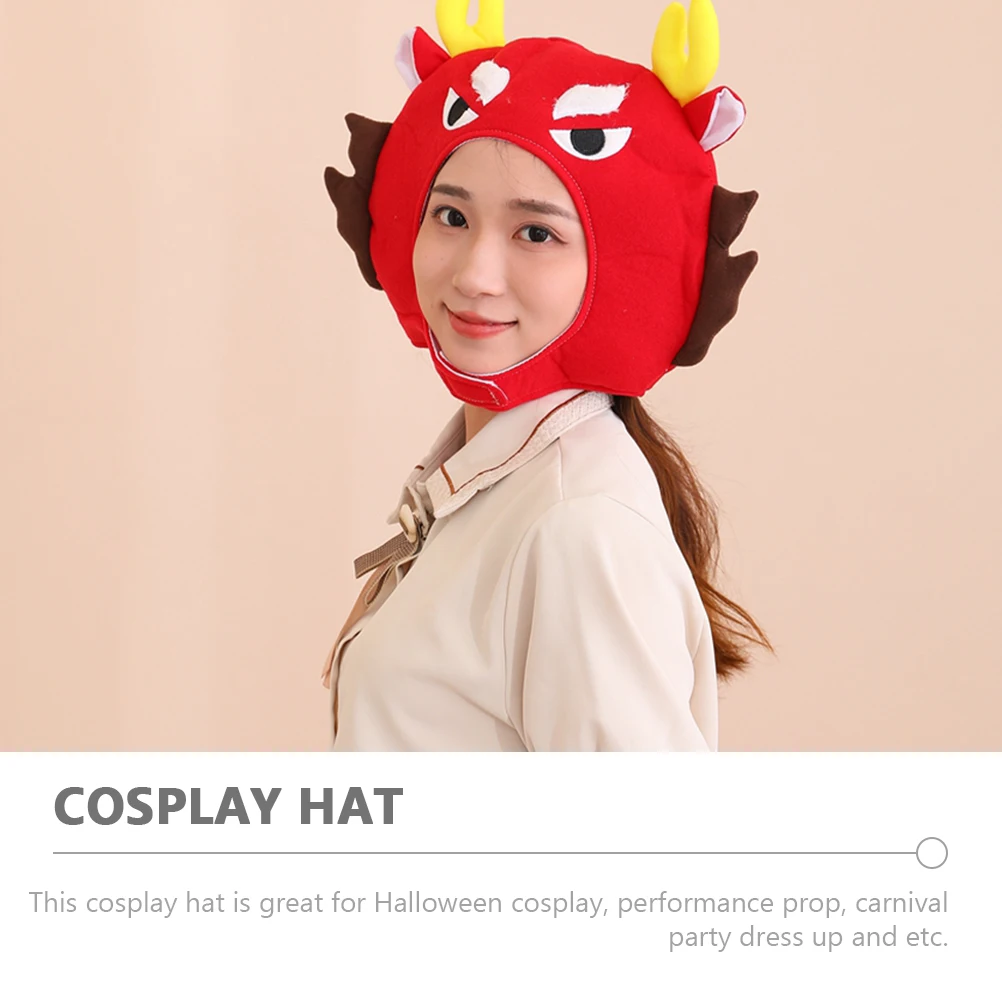 

Head Hat Funny Costume Party Hat for Performance Prop Photoshoot Accessories Halloween Carnival Dress Up