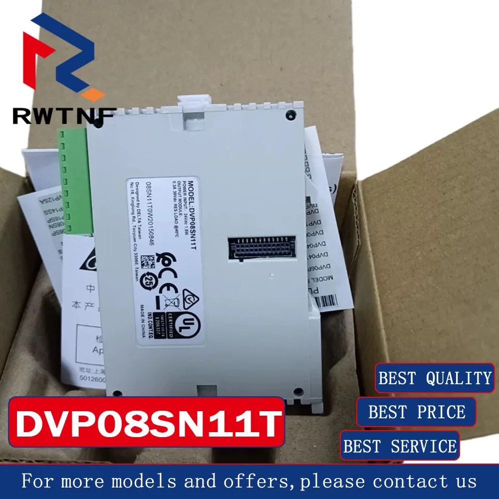新品本物の-dvp08sn11t-デルタ-plc-拡張モジュールデジタル、100-オリジナル倉庫在庫
