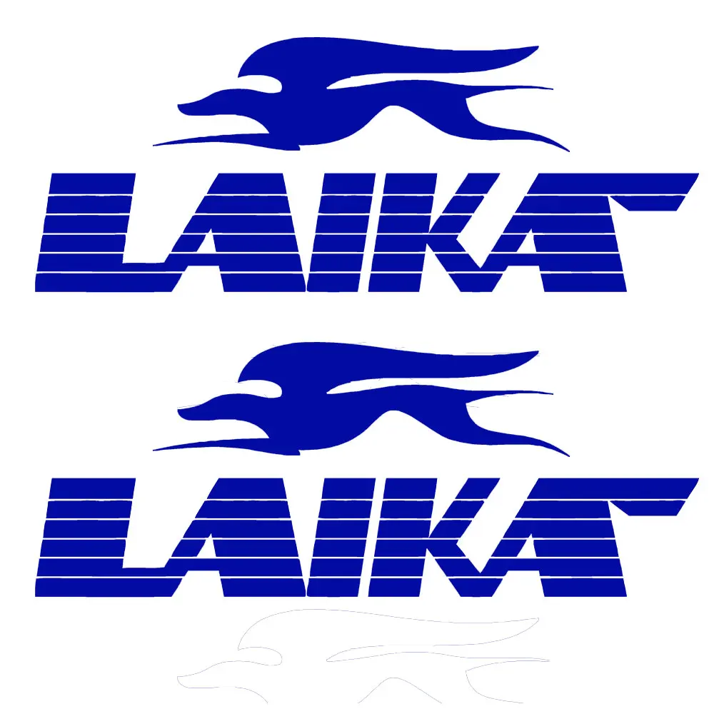 2 pegatinas para autocaravana Laika, elección de colores, otros tamaños