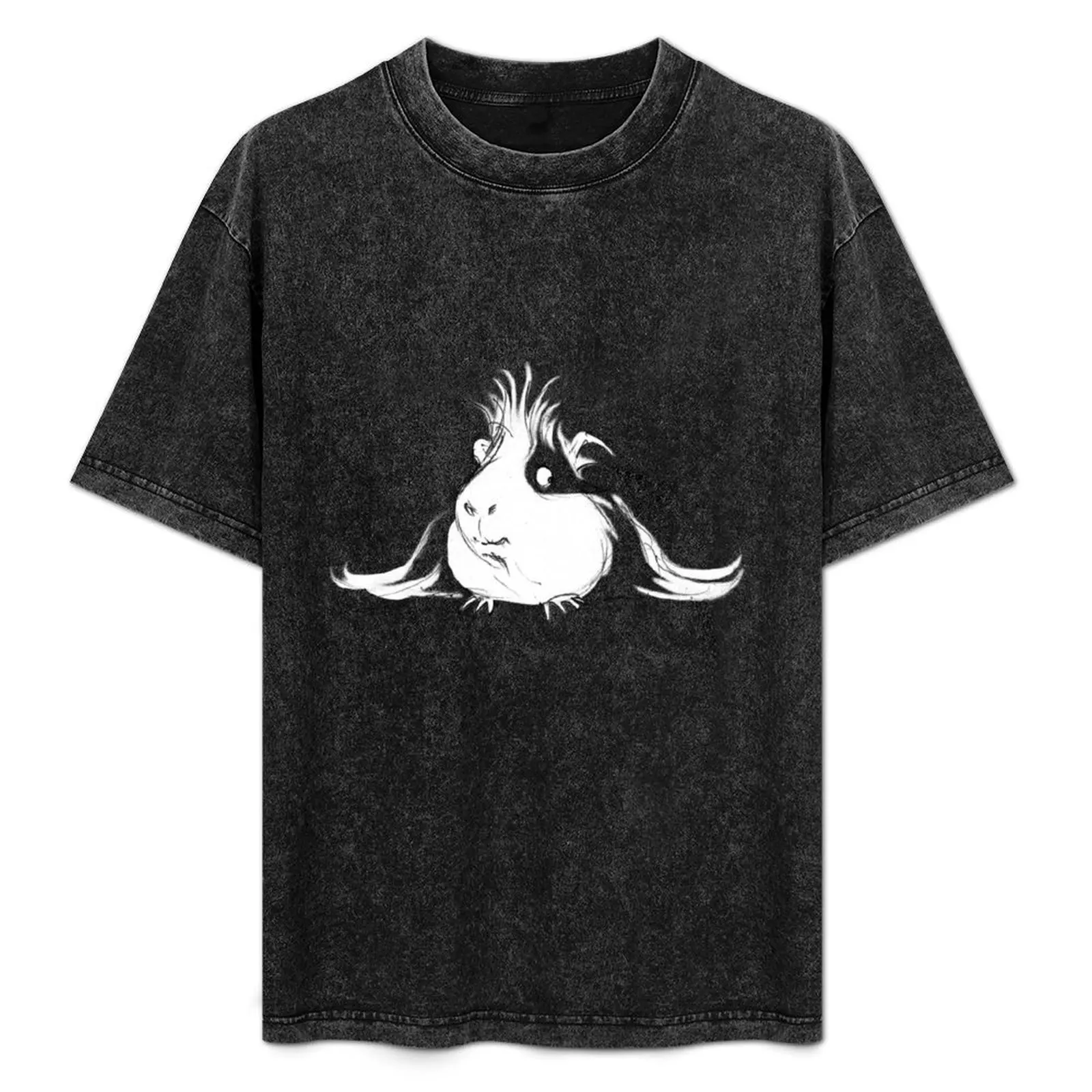 

Guinea Pig Longhair Peruvian Portrait T-Shirt Lightweight Hiking T-Shirt