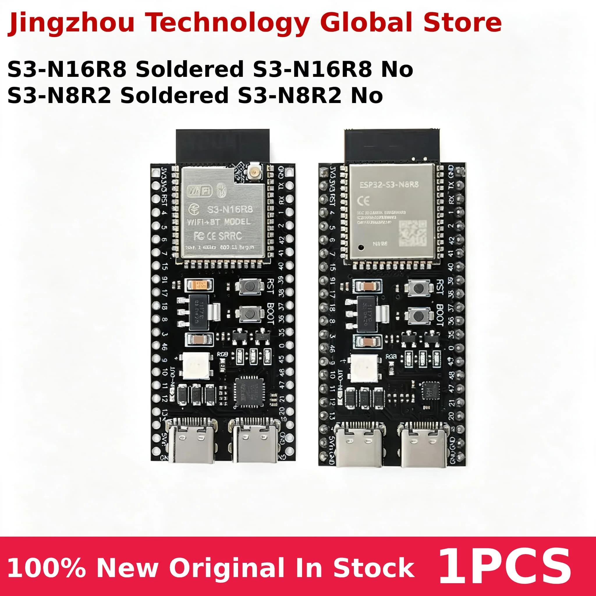 modulo-de-desenvolvimento-esp32-s3-wifi-bt-esp32-s3-wroom1-n16r8-n8r2-placa-tipo-c-de-44-pinos-para-arduino-ide-16mb-flash-8m-psram-esp32-s3
