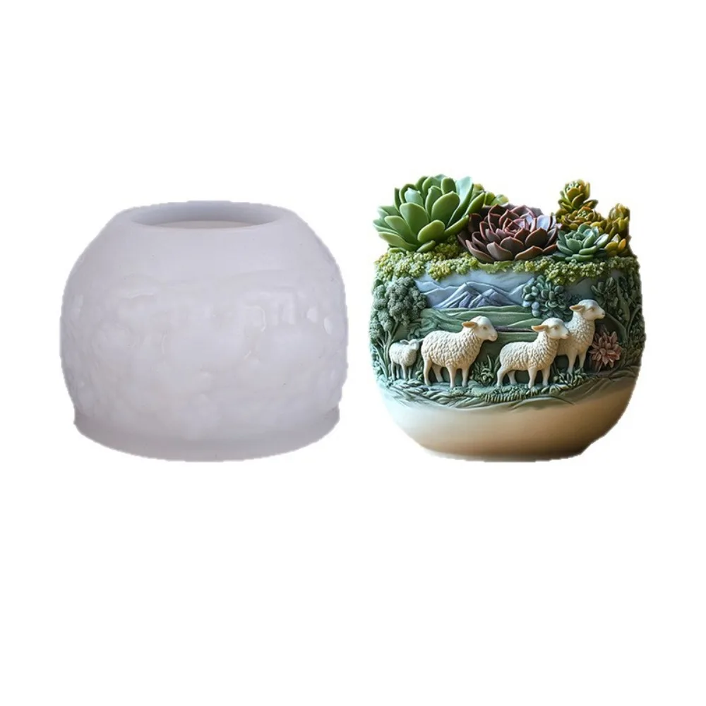 Goat Candle Cup Sil…