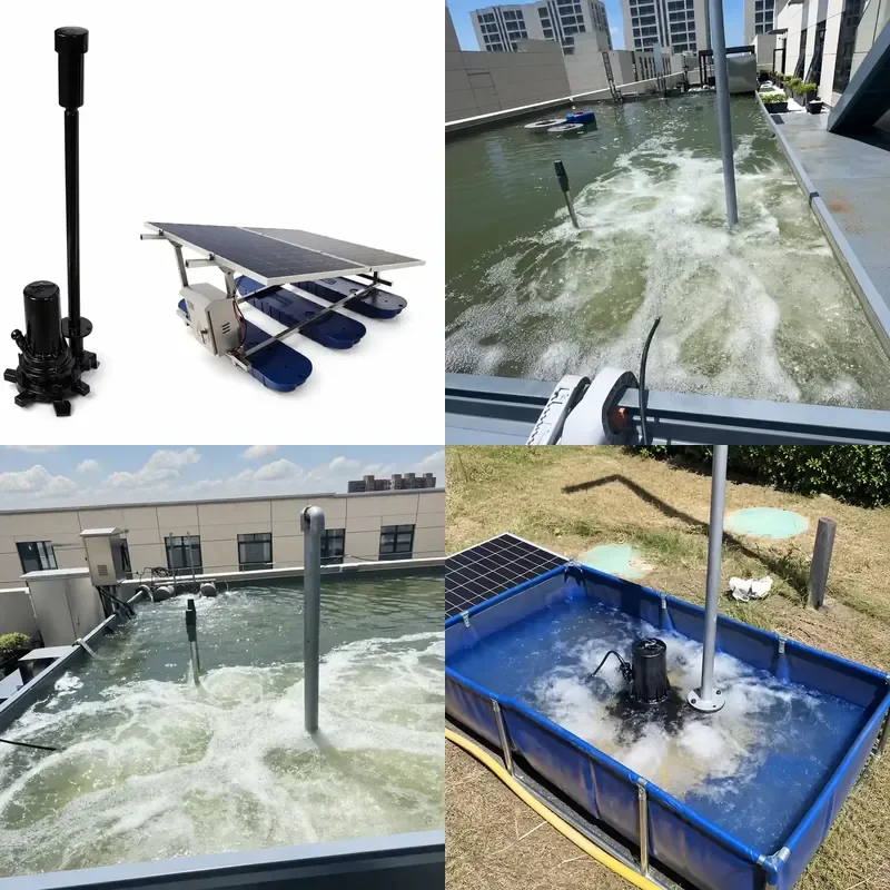for Heishuohe Solar Centrifugal Oxygen Pump High Efficiency Water Circulation for Aquaculture Pond Wastewater Cement