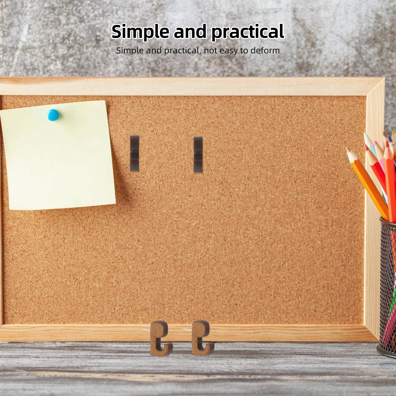 40 pièces punaises décoratives crochets punaises tableau d'affichage Photo fixation bureau à domicile multi-marqueurs conception Simple