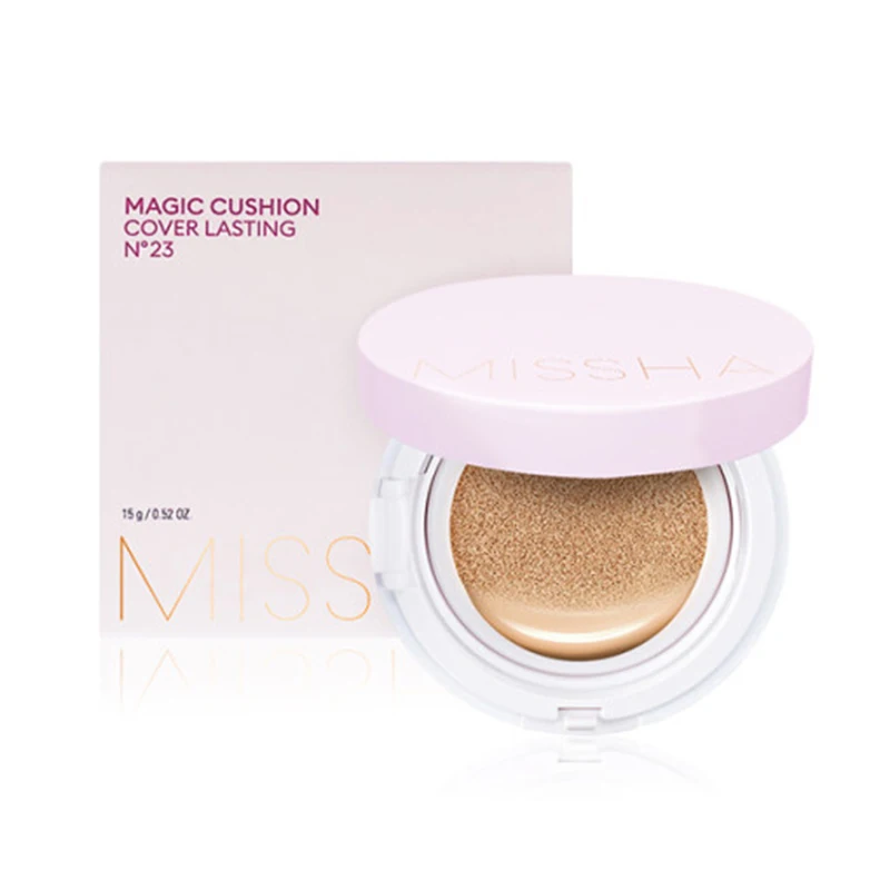 MISSHA Magic Cushion Cover Lasting SPF50+ PA+++ Korean Air CC Moisturizing Concealer Bright Makeup Base Long Lasting Foundation