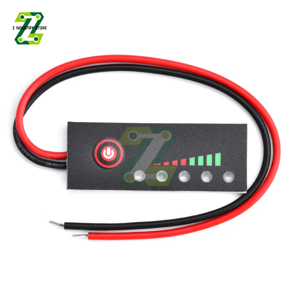 BMS 1S 2S 3S 4S 5S 6S Lithium LiFePO4 Battery Capacity Test Power Level Indicator LED Light Display For Electric Tool Charge