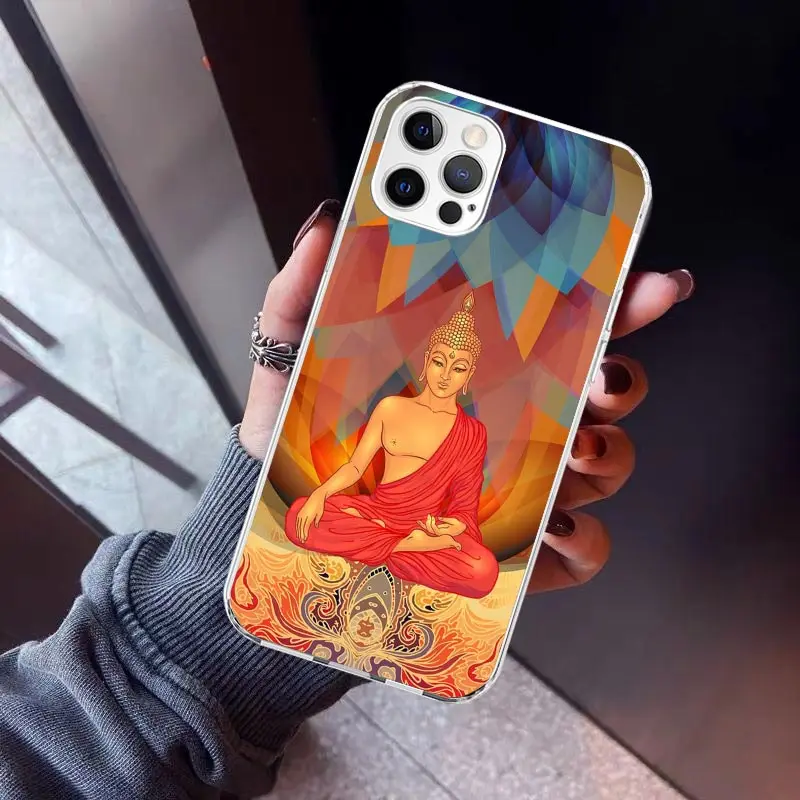 Gautama Buddha Budha Belief Phone Case for Apple iPhone 16 15 14 Plus 13 12 Mini 11 Pro Max X XR XS 7 + 7G 8G SE 2020 Soft Cover