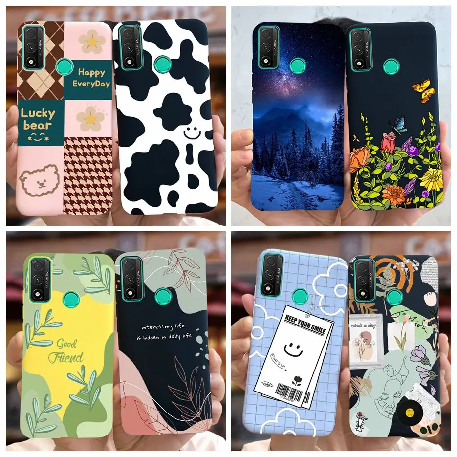 For Huawei P Smart 2019 2020 2021 Case New Fashion Art Painted Cover Soft SIlicone Phone Case For Huawei PSmart 2021 2020 Bumper