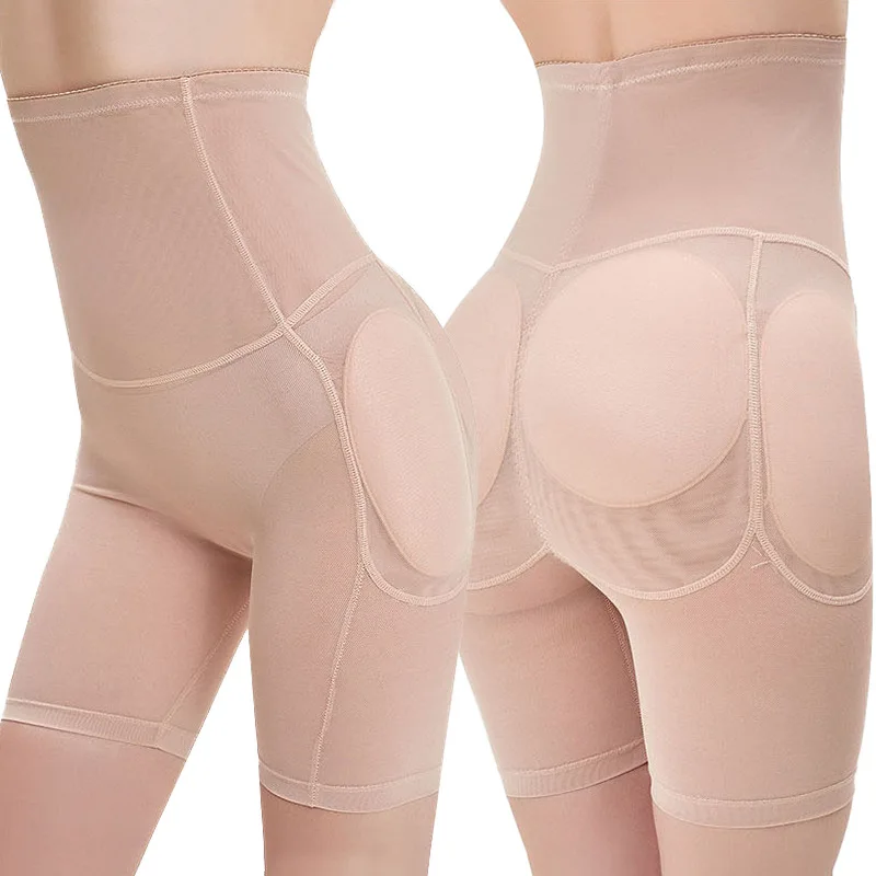 

Mesh Breathable Fake Buttocks Hip Shaping Pants High Waist Women's Body Shapers Butt Lifter Shapewear with Padded Hip Panties