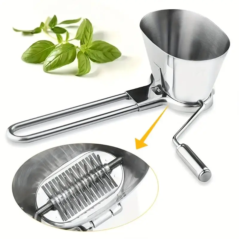 

Herb Mill Shredder Stainless Steel Rotary Vegetable Grater Parsley Vanilla Grinder Coriander Mint Cutter Metal Handheld Grinding