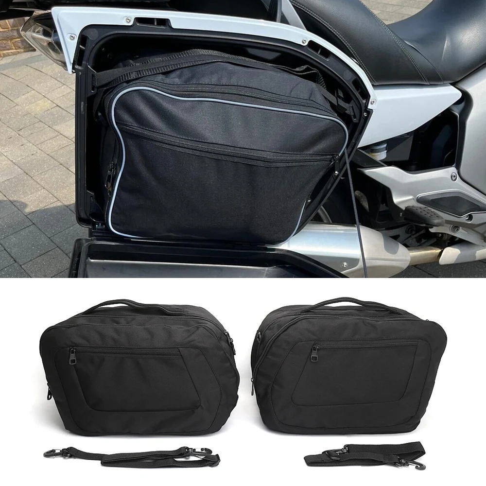 

Motorcycle Inner Bags Tool Box Saddle Bag Side Luggage Black Bag For BMW R1250RT R1250 RT R1200RT K1600GTL K1600GT K 1600 GT