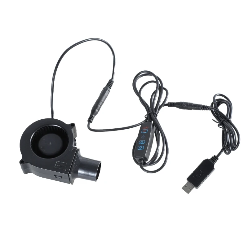 ipiip دورة في الدقيقة USB مروحة للشواء الطبخ سرعة تعديل منفاخ الهواء 280 سم كابل