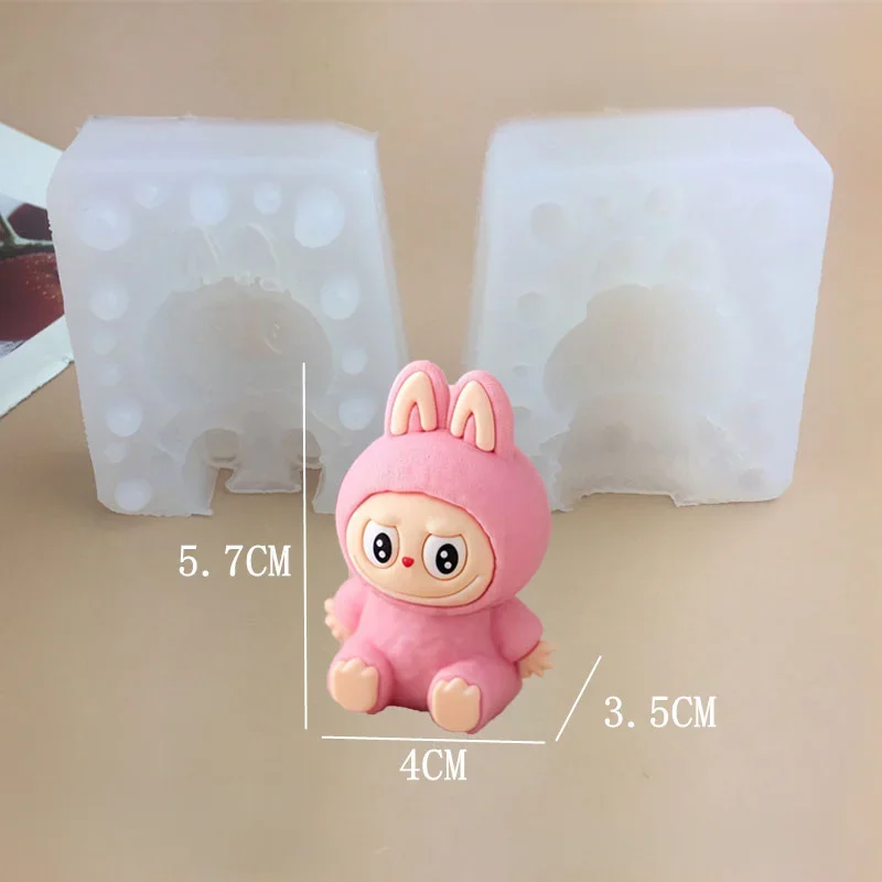 قالب سيليكون لابو ثلاثي الأبعاد رائع لصنع الشموع/الصابون بنفسك من لابوبو، طقم ديكور عطري، لوازم هدايا عيد الميلاد