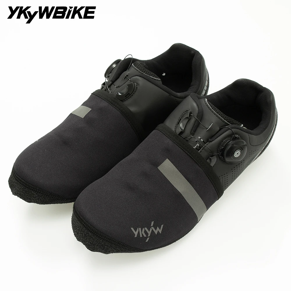 YKYWBIKE Winter Cycling Toe Covers Windproof Bicycle Toe Warmers MTB Road Bike Toe Covers Cycling Toe Booties