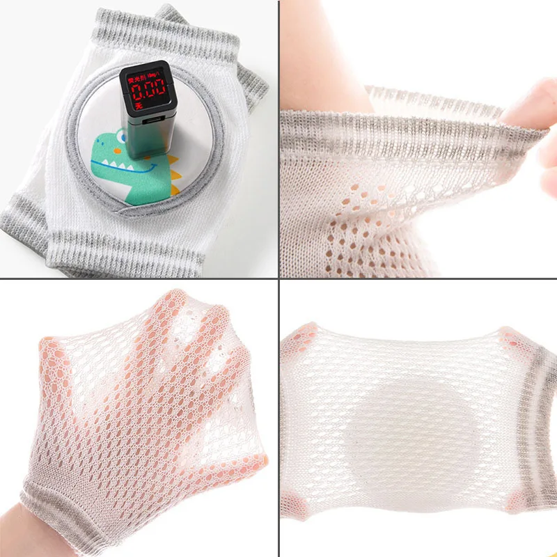 New Cartoon Animal Baby Kneepad Cotton Breathable Newborn Boy Girl Crawling Knee Protector Anti Fall Kids Knee Pads 0-4 Years