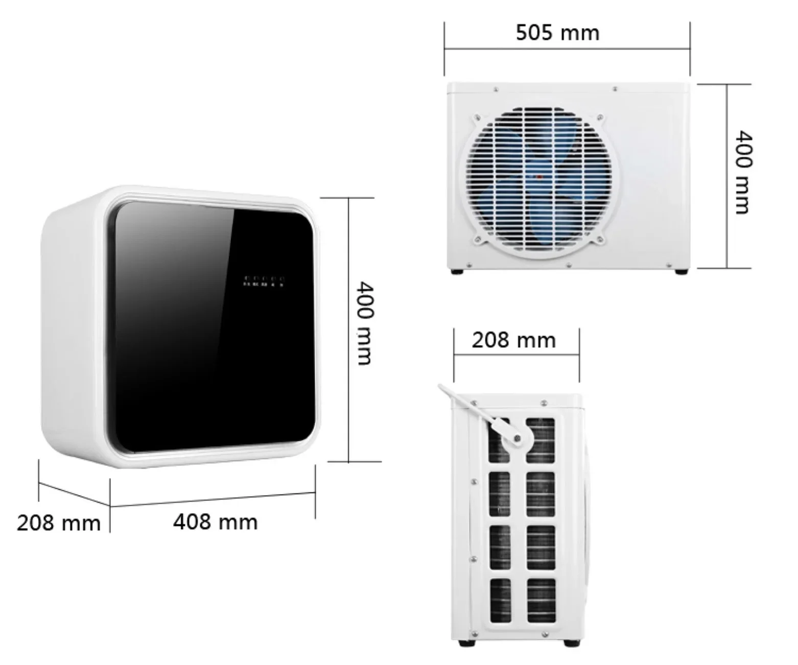 9000 BTU Portable Mini Split Air Conditioner for Room Cooling