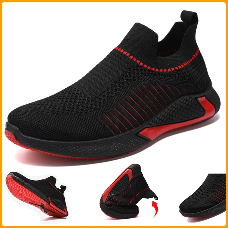 

Xiaomi Youpin Casual Shoes Men Soft Soled Hard Wearing Walk Sneakers Cushioning Lace Up High Quality Sport Footwear Safety Boots