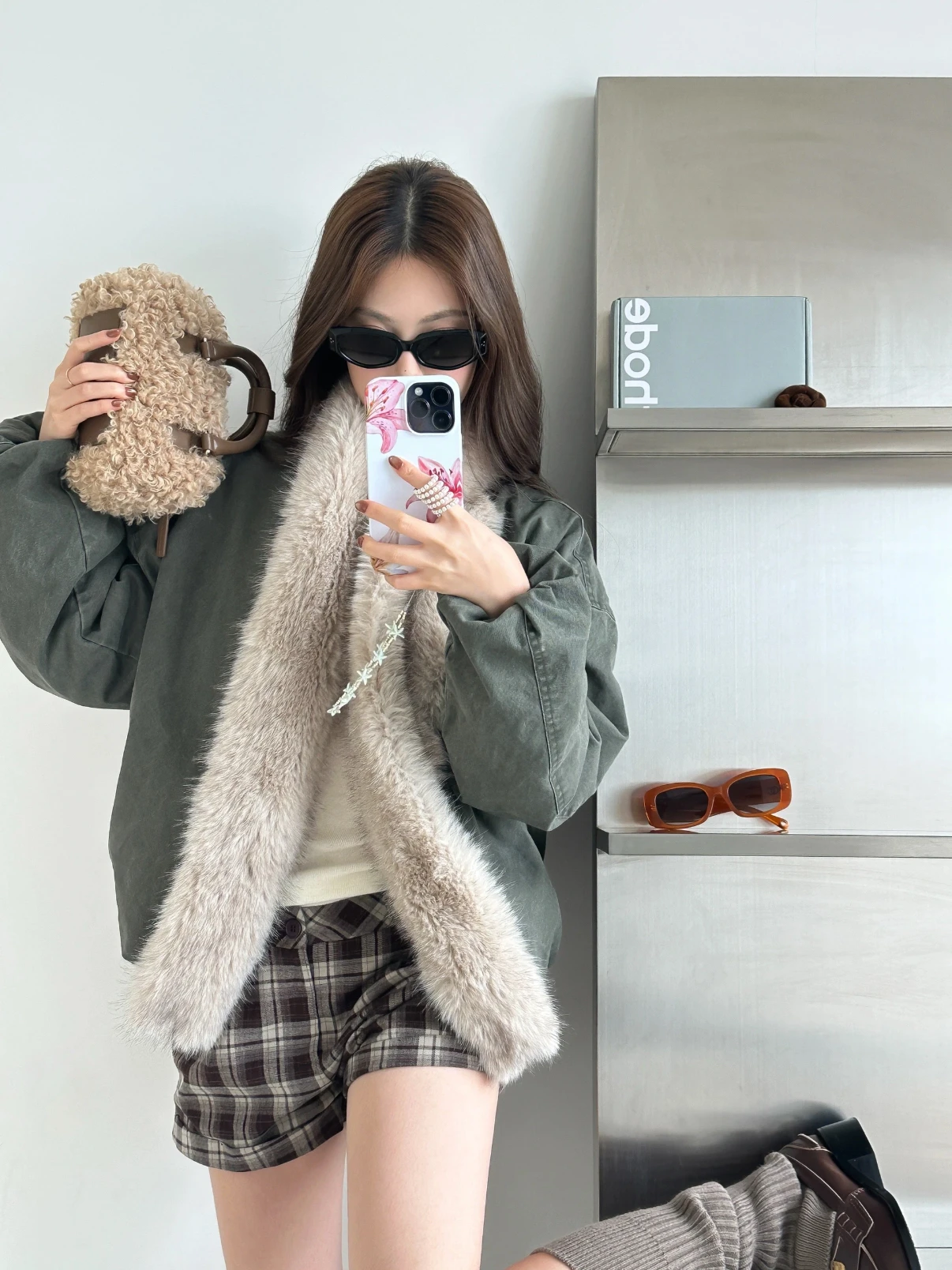 

Ретро-куртка Tagkita: женская зимняя свободная теплая хлопковая куртка с воротником из смешанного меха, утепленная, для повседневной носки