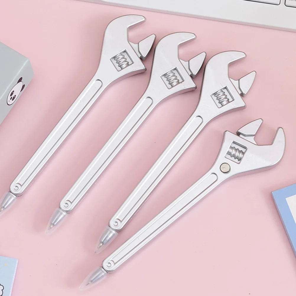 6 Pcs Cute School Supplies Wrench Ballpoint Pen Fountain Ink Pens Personality Creative Student