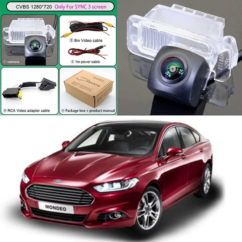camera-de-recul-pour-ford-mondeo-galaxy-cd390-2018-2022-pour-systeme-sync-3-25-ecran-d'origine-d'usine-cable-adaptateur-rca-c54p-32p