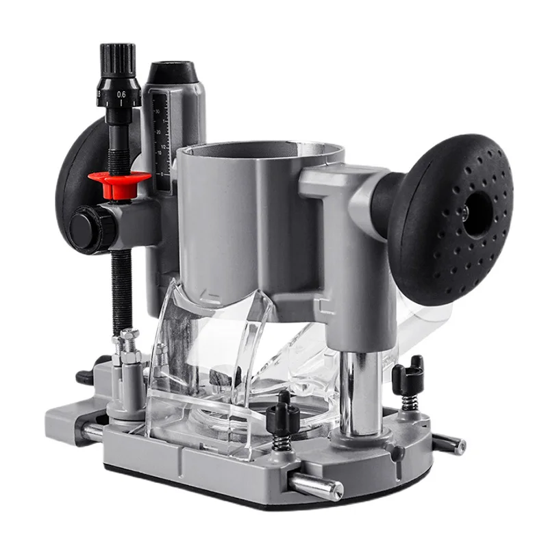 Plunge Base For 65mm Wood Router, Aluminum Plunge Router Bracket Handheld Electric Woodworking Trimming Machine Base