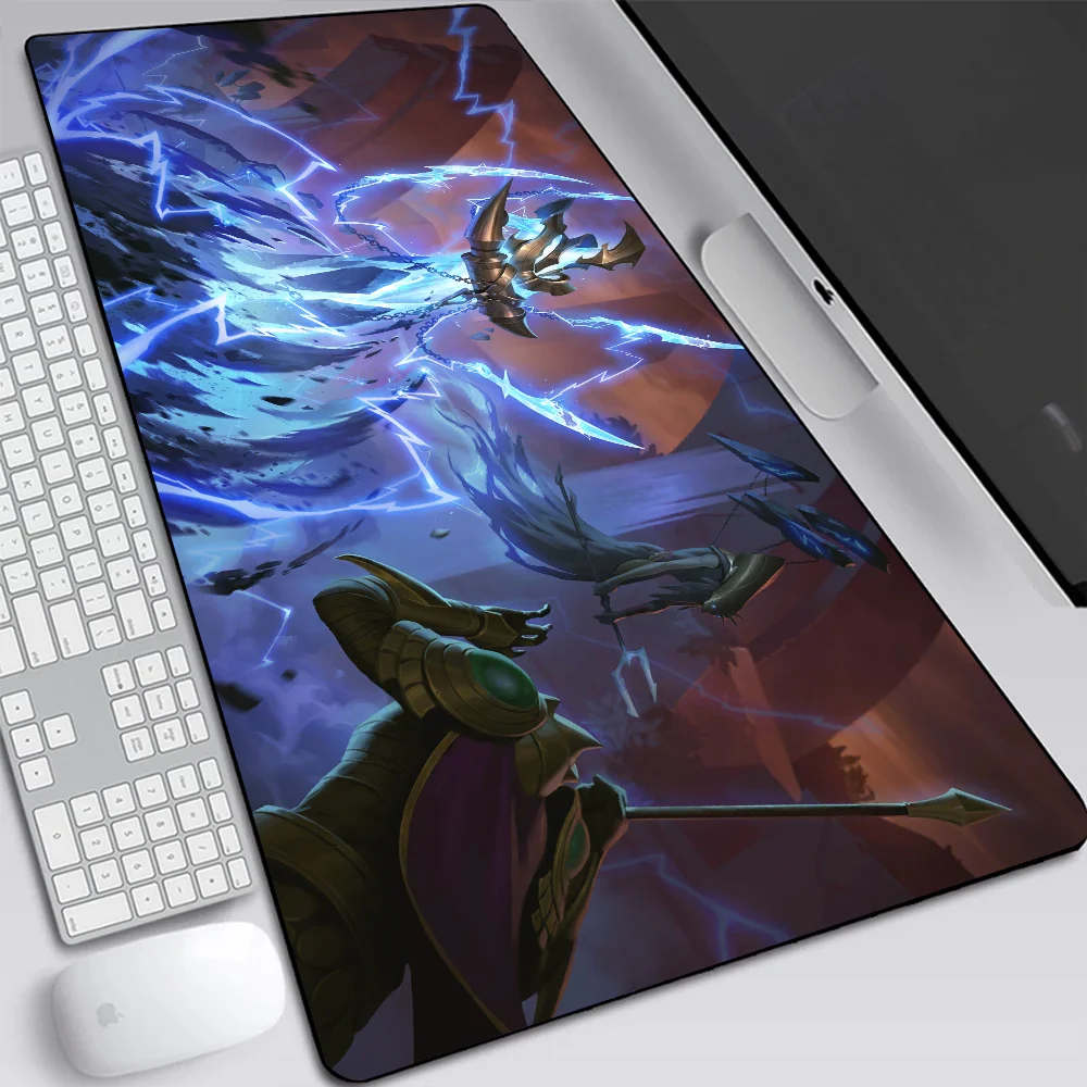 Tapis de souris League of ATIONS End Xerath Large Gaming, ordinateur portable, souris, sous-média, bureau, clavier, bureau, polymères PC Gamer