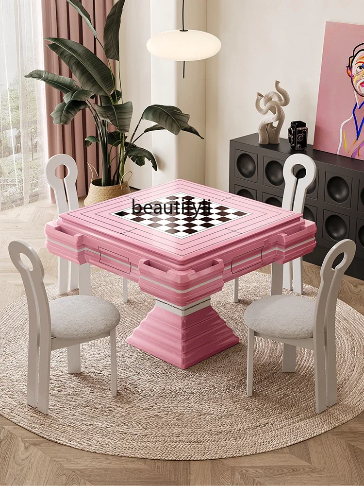 Mahjong table automatic electric senior designer villa entertainment room high-end mahjong machine