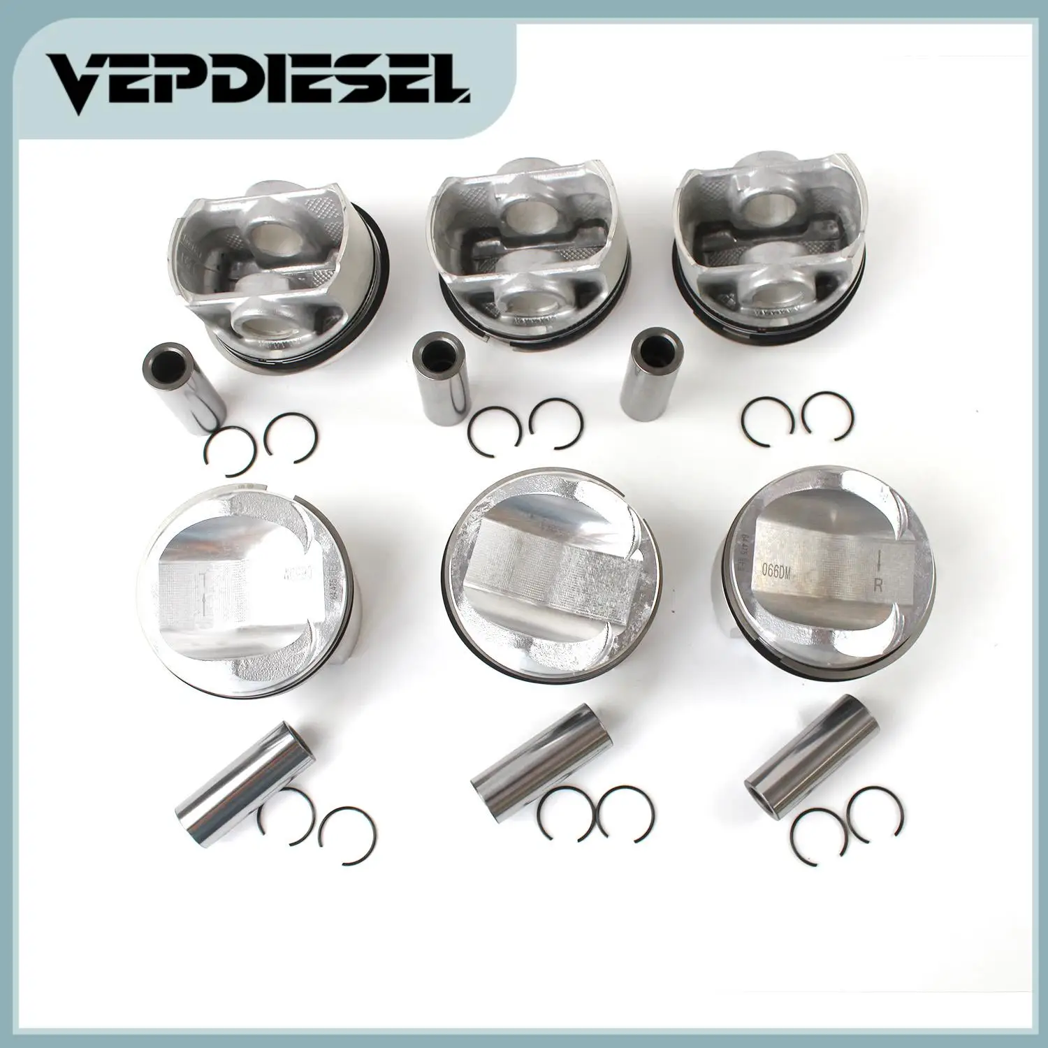 

6 Set 3.0T Piston Ring Kit 06E107066DM 06E107065DM 06E198151Q For VW Touareg Audi A4 A5 A6 A7 A8 Q5 Q7 Porsche Cayenne Panamera