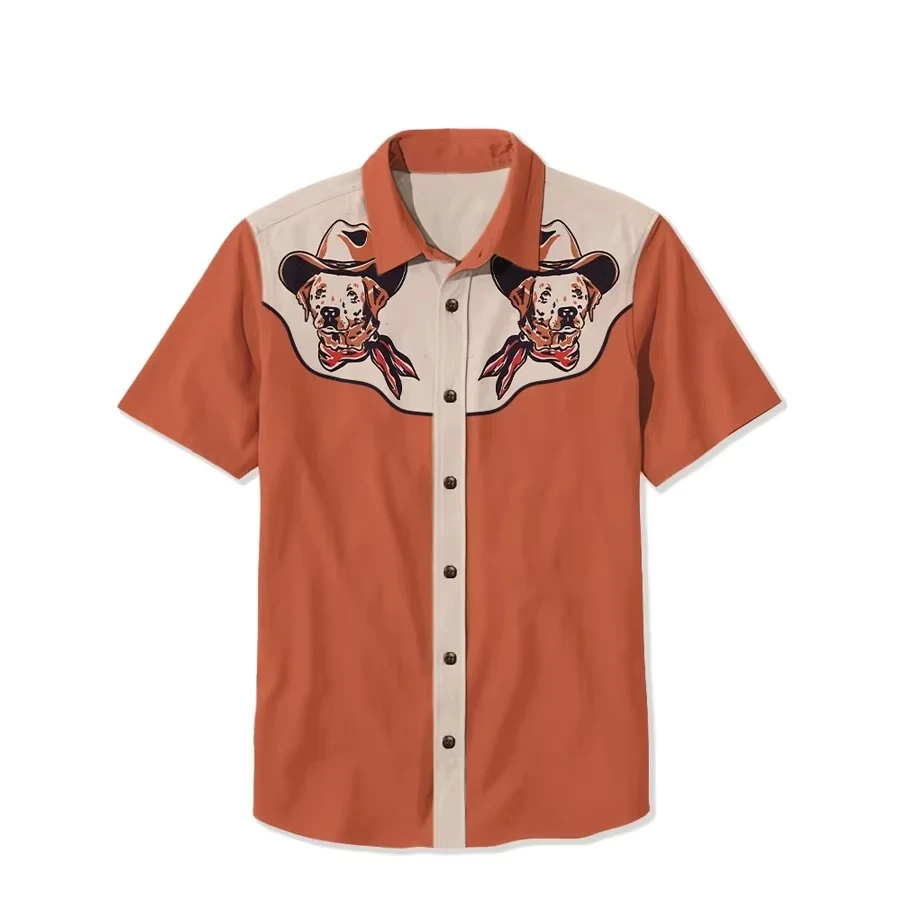 

​2025 Men's Hawaiian Shirt Loose Fit Breathable Short Sleeve Summer Casual Vacation Ready Comfort​