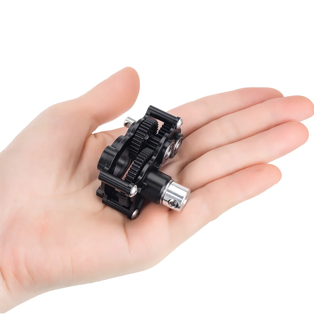 Aluminum OD-4 Transmission Gearbox With Slipper Pad for 1/10 LCG Chassis Cheater Rigs Capra Stock Axle Upgrade Parts view 6