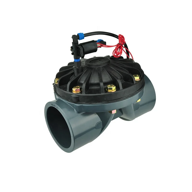 4 Inch Irrigation Electric Solenoid Control Valve Hydraulic On/off Plastic Valve