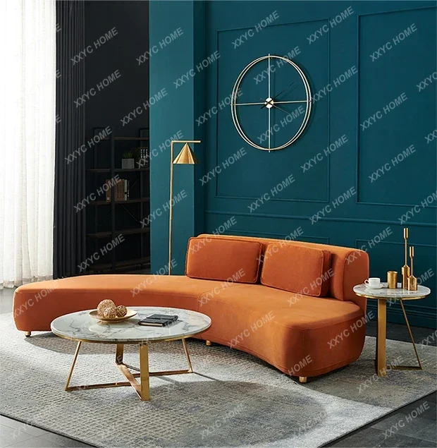 Soft Aesthetic Living Room Sofas Relaxing Party Events Salon Large Size Living Room Sofas