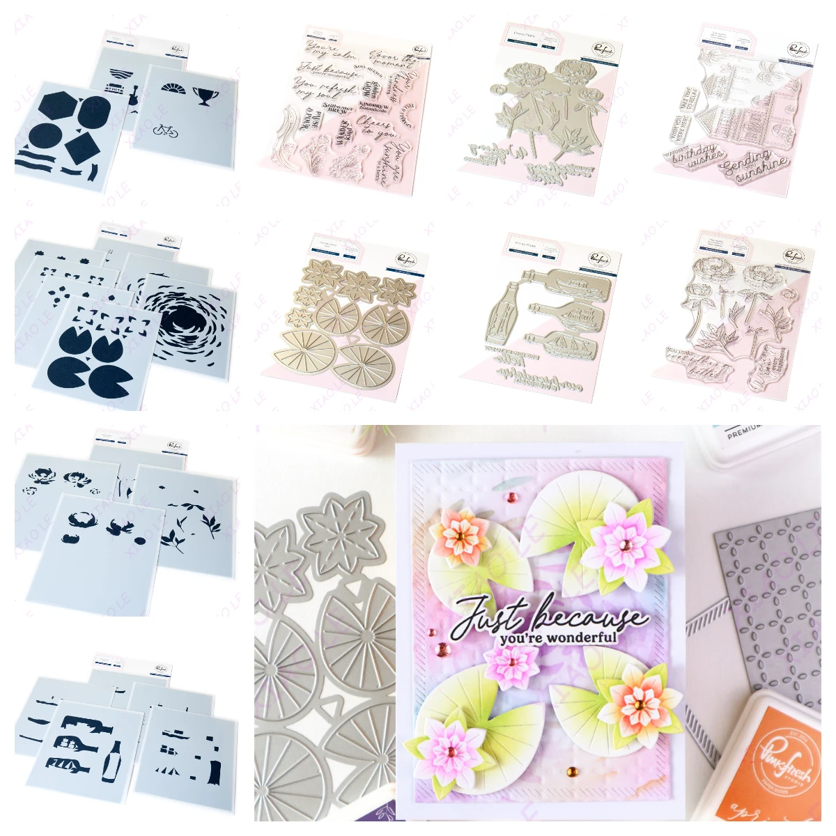 

New Sippable Scenes Coastal Paradise Metal Cutting Dies Stamps Stencil Embossed Paper Card Album Craft Template Cut Die Stencils