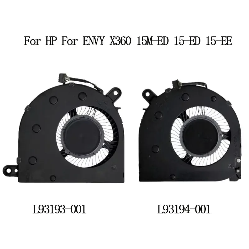 Laptop CPU GPU Cooling Fans For HP For ENVY X360 15M-ED 15-ED 15-EE 15M-EE TPN-C149 L93193 L93194-001 EG50040S1 Cooler Radiator