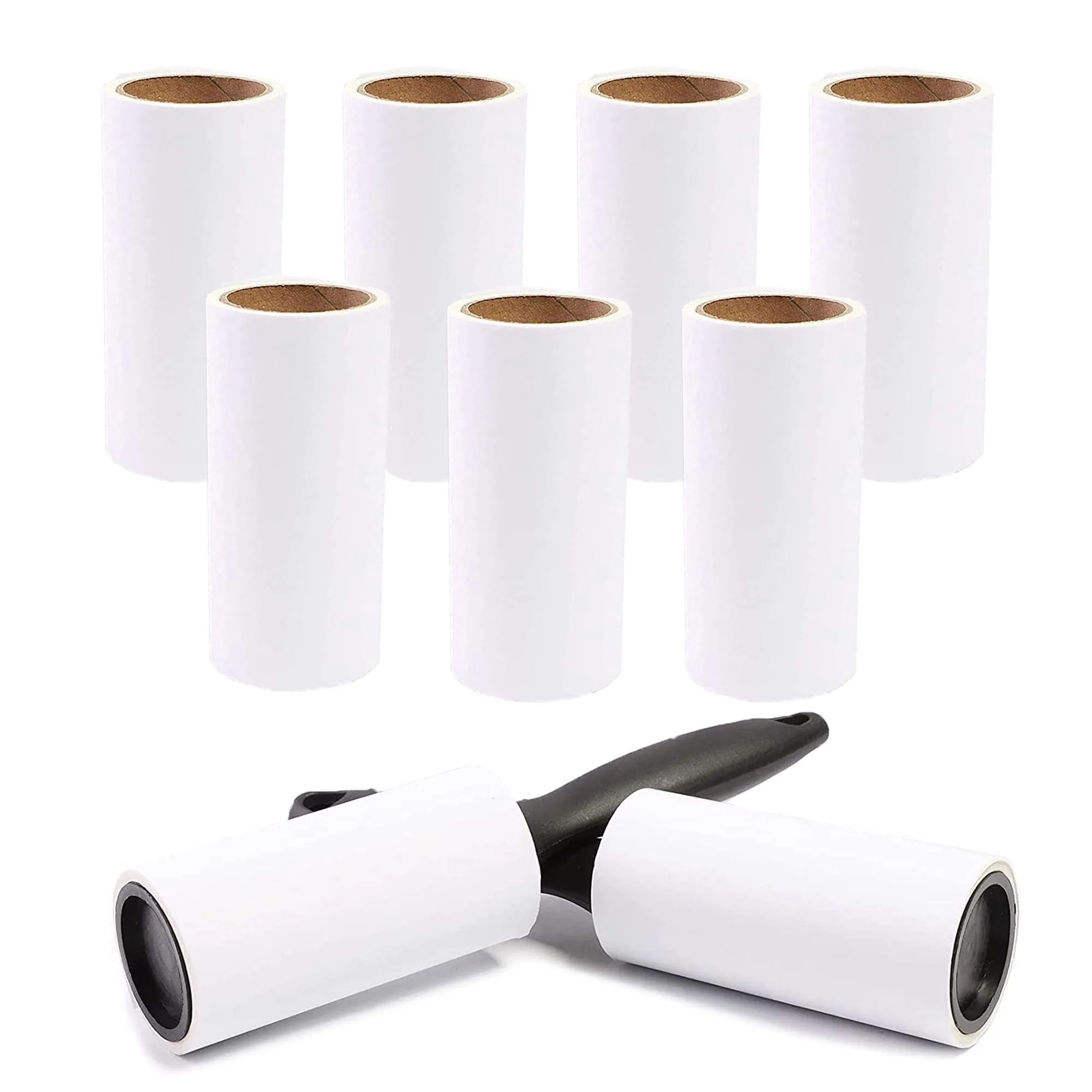 Lint Roller Refills for Pet Hair, Extra Sticky Lint Roller, Remover for Couch Clothes, 540 Sheets with 2 Handle, 9 Pack