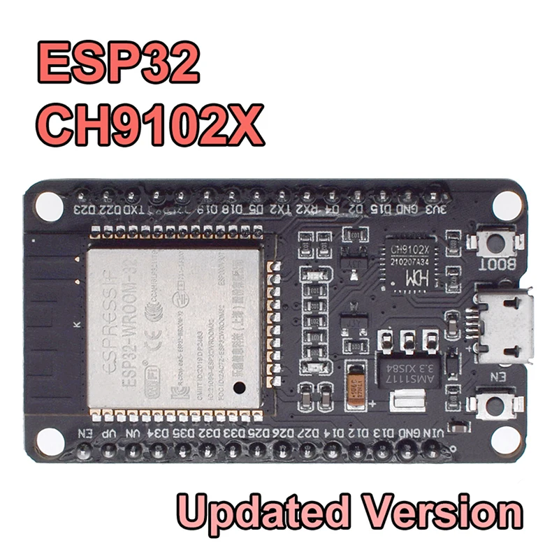 New version！ESP32 Development Board CH9102X WiFi+Bluetooth Ultra-Low Power Consumption Dual Core ESP-32 ESP-32S Similar