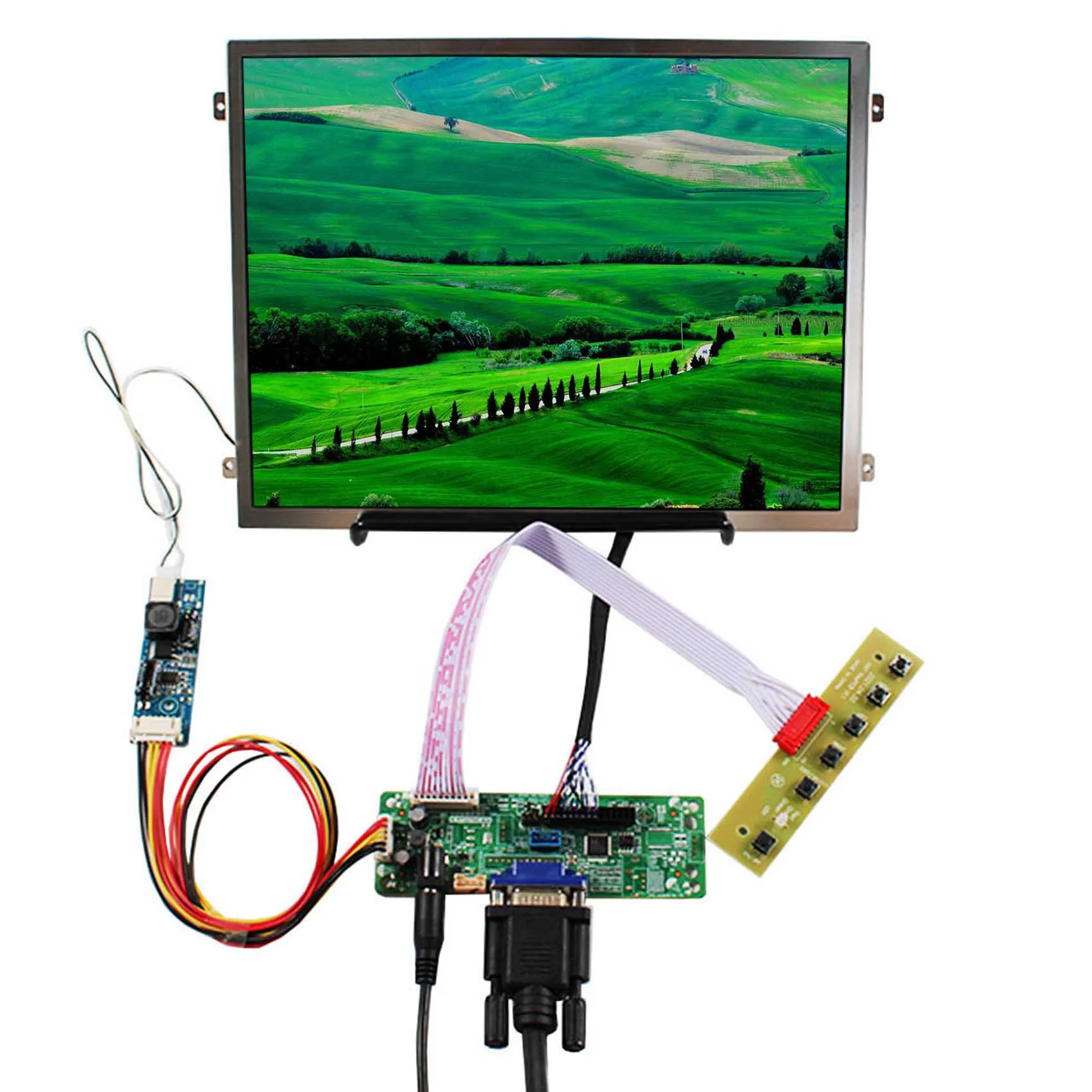 VGA LCD Controller Board RT2270C-A work with HT10X21-311 10.4inch 1024X768 IPS LCD Screen