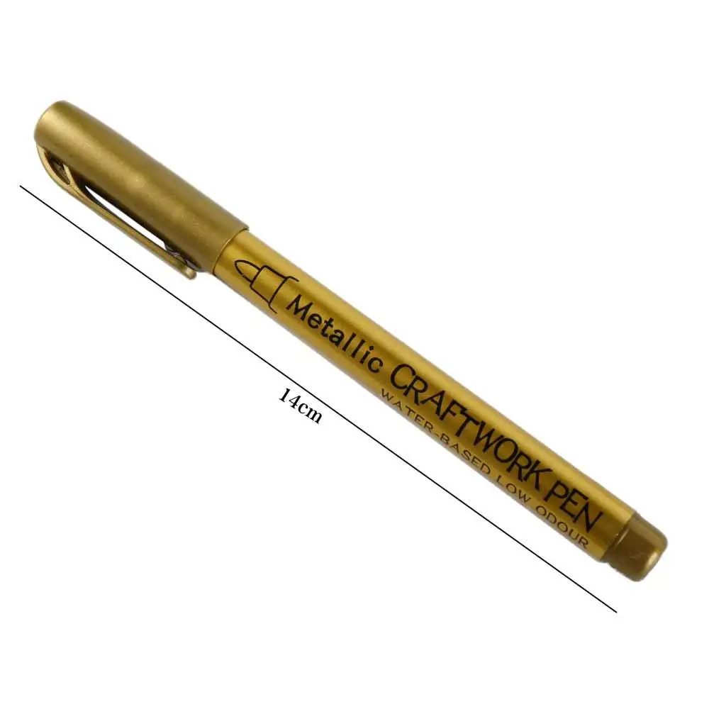 Блестящие металлические маркеры с чернилами, долговечные, не выцветающие, маркеры с краской, водонепроницаемые, прочные, смоляные, ручка, подарок для детей