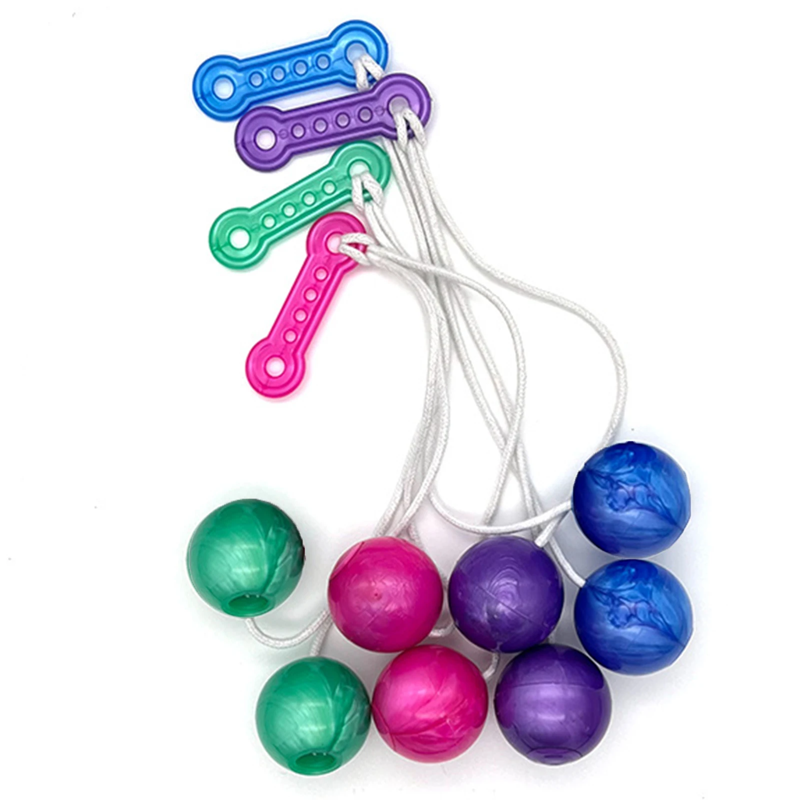 Click Clacker Balls Fidget Toy Antistress Balls Clack Globe String Swinging Popper Noise Maker Novelty Toys for Kids and Adult