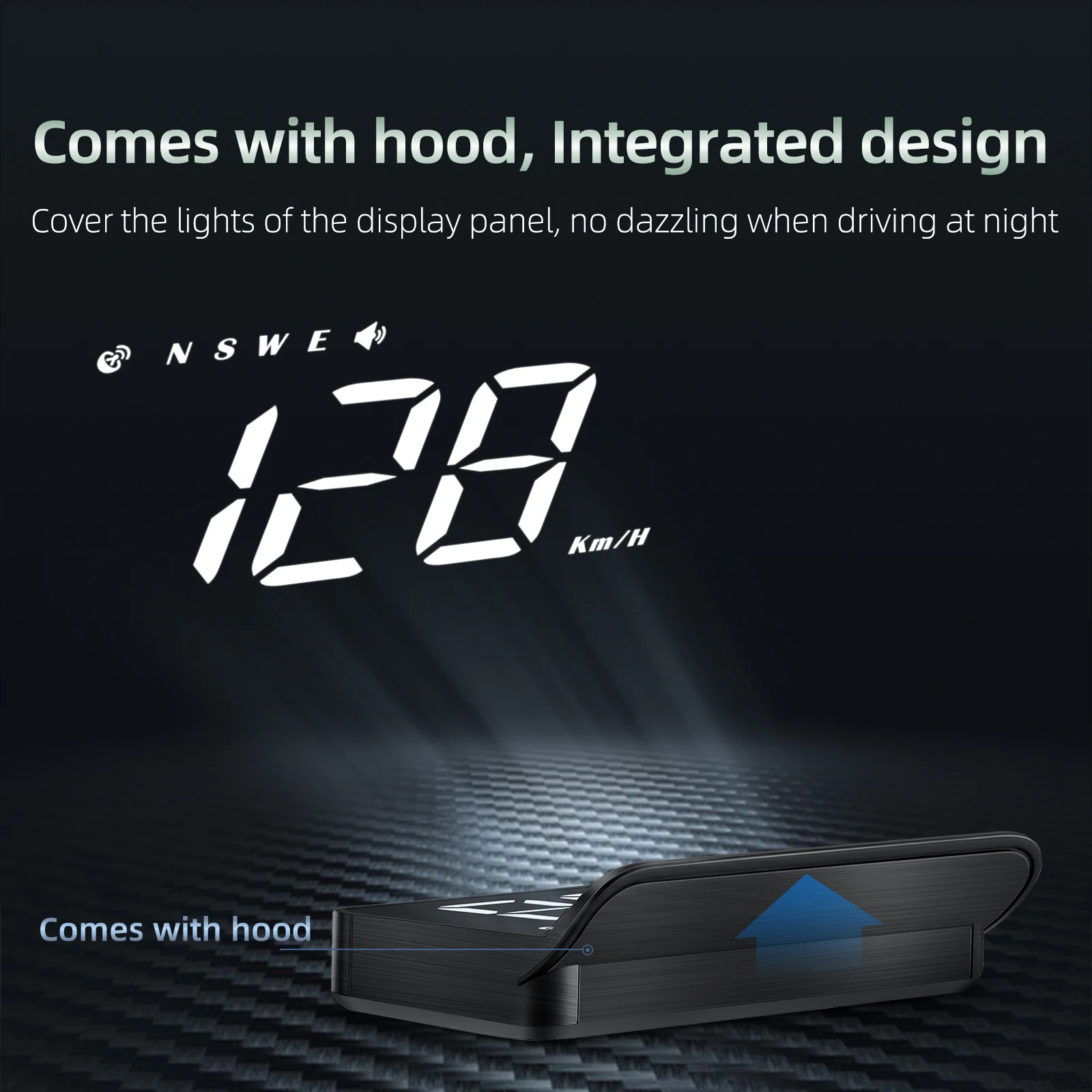 M1 Car Speedometer Universal GPS Head Up Display Digital Speed HUD MPH Km/h Overspeed Alarm Odometer Clock Electronics Projector