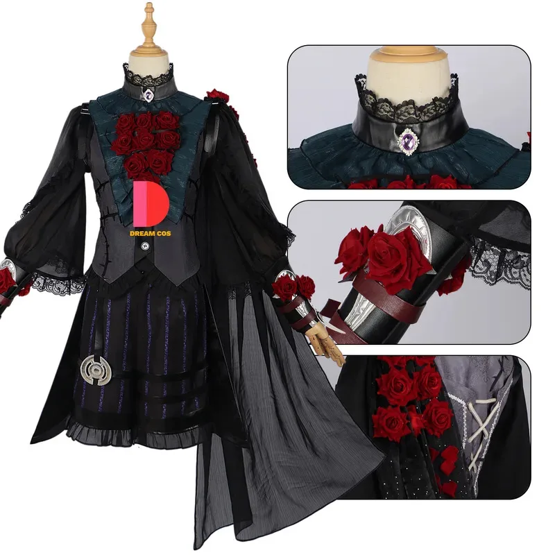 CyGame Identity V Psychologist Ada Mesmer Luminary Emile Cosplay Costume Everlasting Night Patient Halloween Party Outfit Series