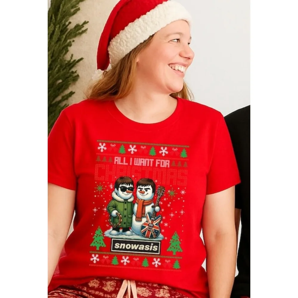 Snowasis Christmas Jumper Some Might Sleigh Women Shirt Santa Hoodie Funny Snowasis Sweatshirt Aesthetic Clothes Tees