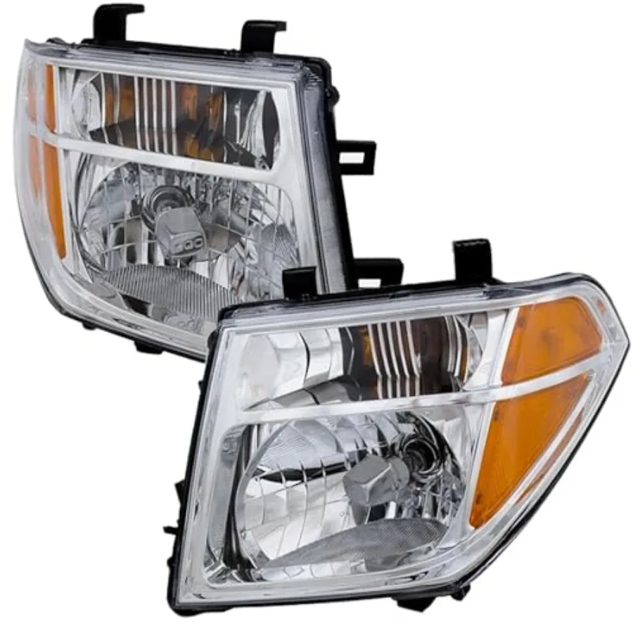 

Фари в сборе, совместимые с Nissan Frontier 20052008 гг., и Pathfinder 200577, хромированный корпус со стороны водителя и пассажира с