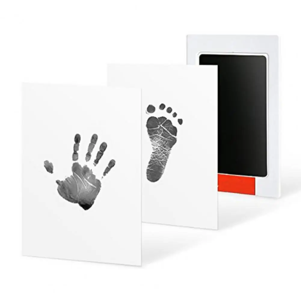 Skin Baby Footprint Kit Ink-free Baby Footprint Handprint Kit for Newborns Pets Clean Safe Keepsake for Precious Moments No Skin