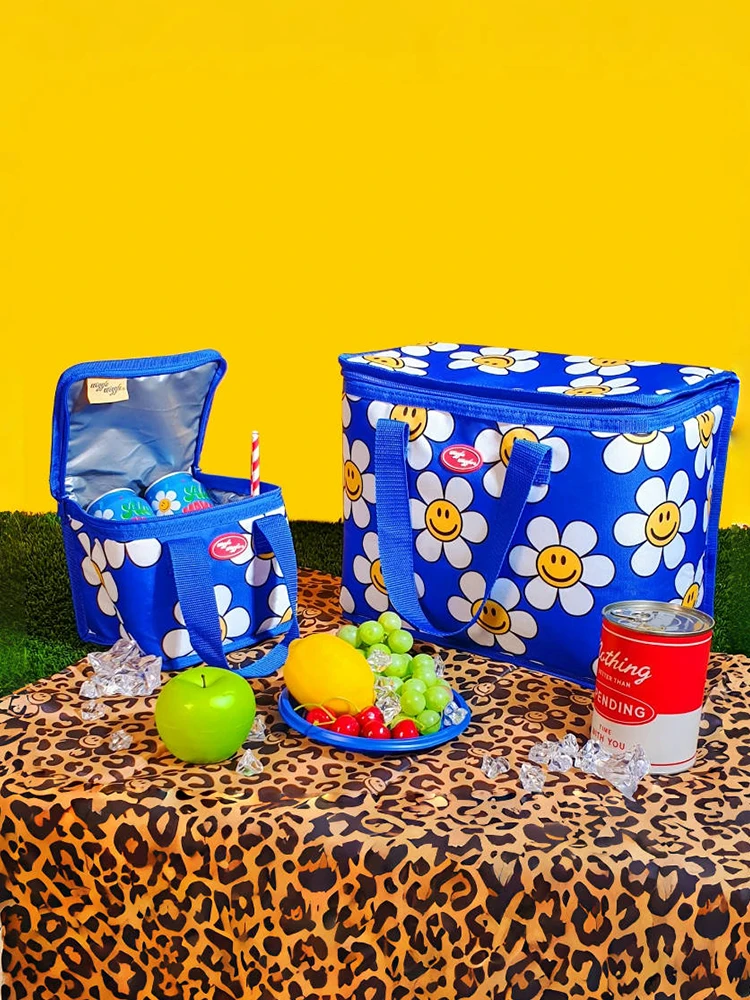Glasslo & Wigglewiggle Collaborative Outdoor Draagbare Lunchtas Geïsoleerde Koelreistas Fly Storage Organizer
