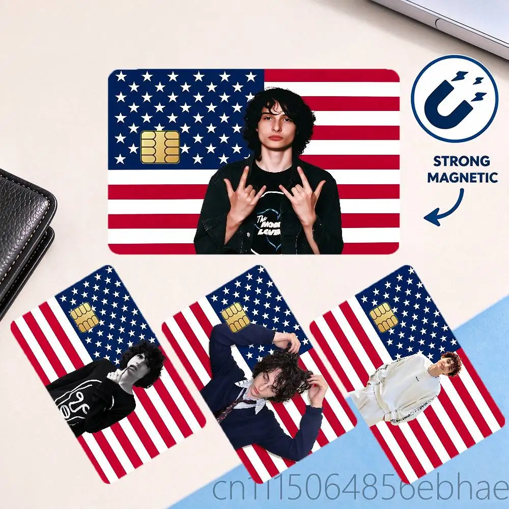 FOR Finn Wolfhard Credit Skin Cover Card Stickers Film Bus Pass Front Decoration Bank Debit Waterproof
