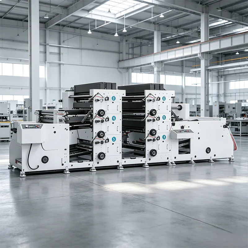 Flexographic Printing Machine for Food Packaging Safe and Non-toxic Ink Compatible Printer
